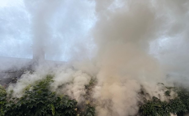 Kłęby dymu w popularnym parku rozrywki. Co się stało?