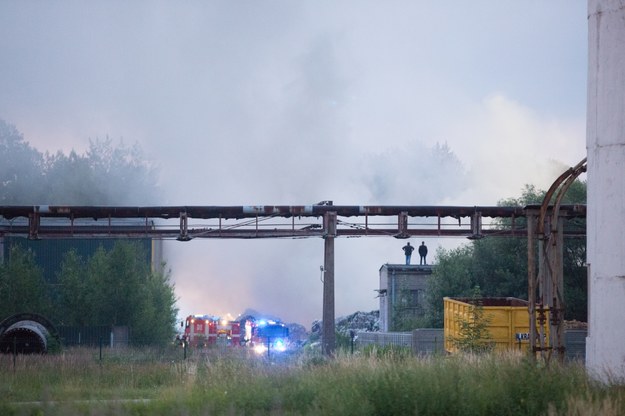 Kłęby dymu widoczne są z daleka /Gorąca Linia RMF FM /