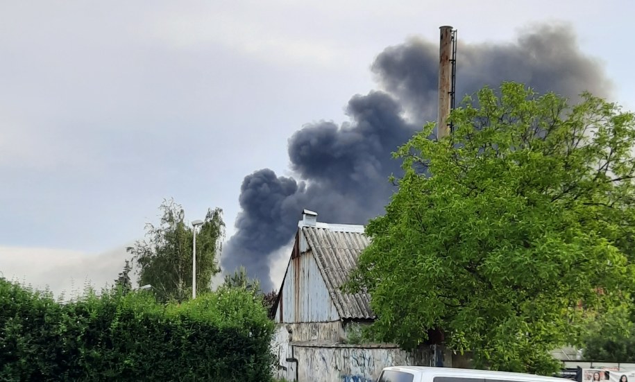 Kłęby dymu widoczne są z daleka /Gorąca Linia RMF FM