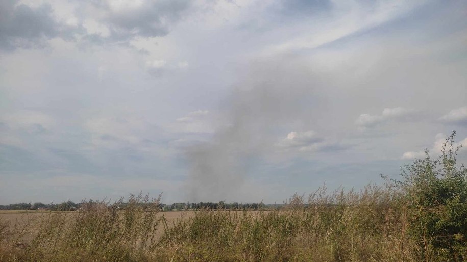 Kłęby dymu widoczne są z daleka /Gorąca Linia RMF FM