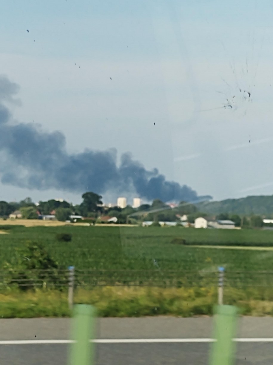 Kłęby dymu widziane są z daleka /Gorąca Linia RMF FM