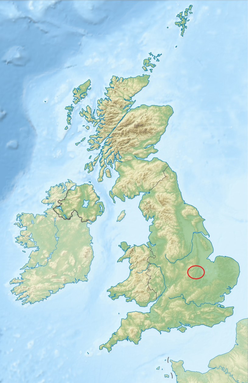 Klejnot znaleziono w centralnej części Anglii /wikipedia.pl /domena publiczna