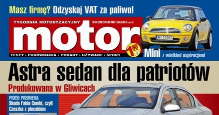 Kliknij, a zobaczysz całą okładkę /tygodnik "Motor"