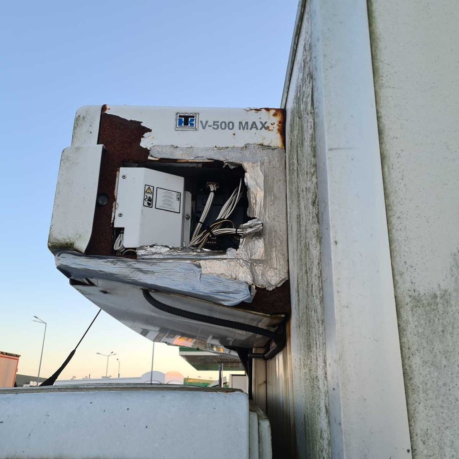 Klimatyzator przewożony na busie /Policja Lublin /Policja