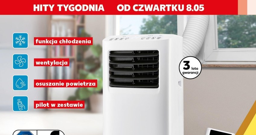 Klimatyzator SWITCH ON – trzy funkcje w jednym urządzeniu /Kaufland /INTERIA.PL