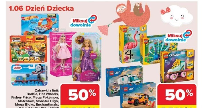 Klocki LEGO 50% taniej? Promocja idealna na Dzień Dziecka /Carrefour Polska /INTERIA.PL