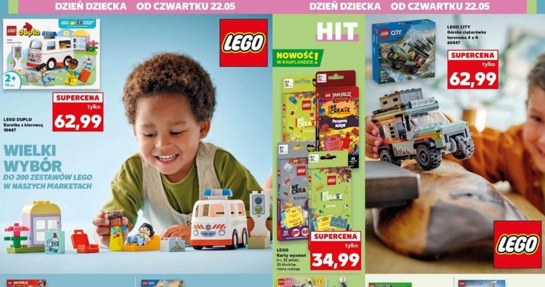 Klocki LEGO na Dzień Dziecka w Kauflandzie! /Kaufland /INTERIA.PL