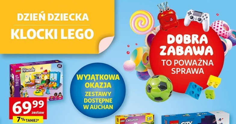 Klocki LEGO na Dzień Dziecka /Auchan /INTERIA.PL