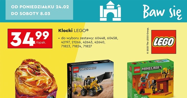 Klocki LEGO od 34,99 zł w Biedronce /Biedronka /INTERIA.PL