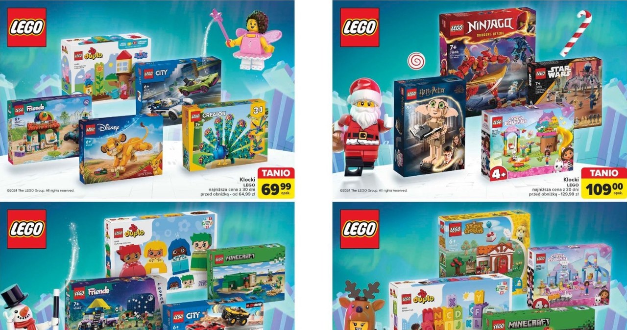 Klocki LEGO w Carrefourze od 69,99 zł do 139 zł /Carrefour Polska /INTERIA.PL