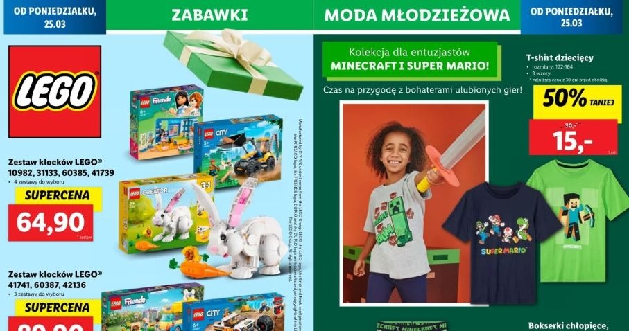 Klocki Lego w niskich cenach w Lidlu! /Lidl /INTERIA.PL