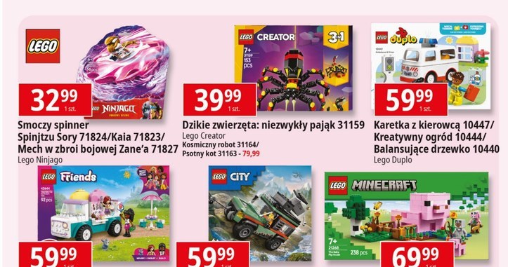 Klocki LEGO za bezcen! Sprawdź, jakie zestawy czekają na Ciebie w popularnej sieci! /E.Leclerc /INTERIA.PL