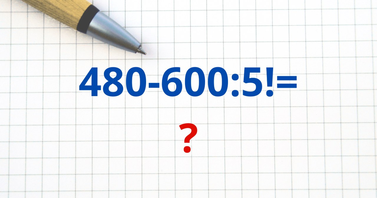 Kłopotliwa zagadka matematyczna. Jak ją obliczysz? /Canva Pro