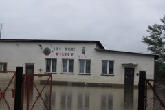 Klub sportowy w Wilkowie zalany przez wodę