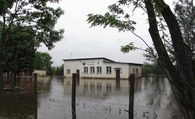 Klub sportowy w Wilkowie zalany przez wodę
