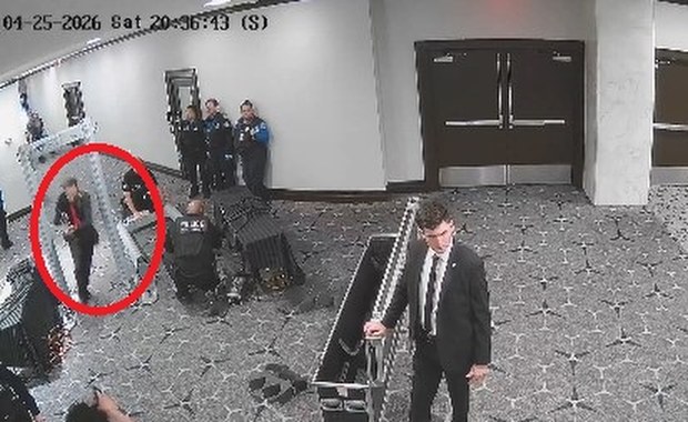 Kluczowe cztery sekundy. Nowe nagranie strzelaniny podczas gali z Trumpem