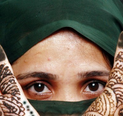 Kobieta Islamu to przede wszystkim oczy /AFP