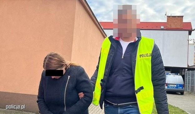 Kobieta w ósmym miesiącu ciąży napadała na banki /Lubelska Policja /Policja