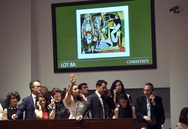 "Kobiety Algieru" Pabla Picassa najdroższym w historii dziełem sztuki sprzedanym na aukcji /AFP
