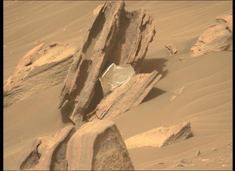Koc na skałach marsjańskich to kolejne znalezisko łazika NASA /East News