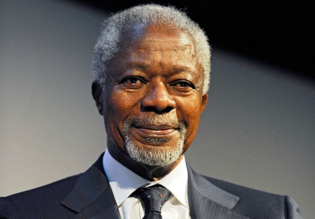 Kofi Annan /	FACUNDO ARRIZABALAGA /PAP/EPA