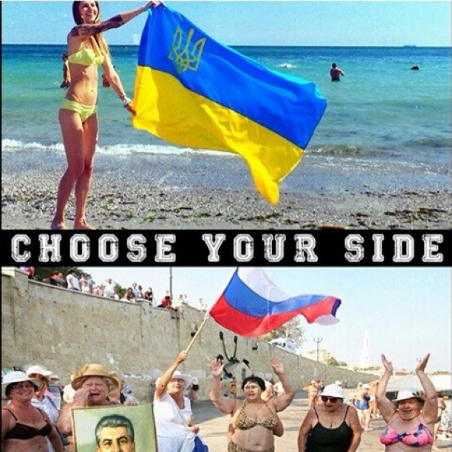 Kogo wybierasz: Ukraińców czy Rosjan? /Twitter