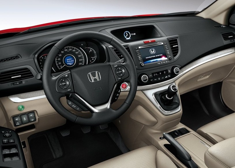 Kokpit Hondy CR-V: elegancja i jakość. /Honda