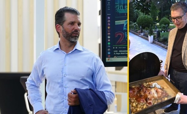 Kolacja u prezydenta Serbii: Trump Junior na specjalnym spotkaniu w Belgradzie