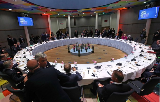 Kolacja unijnych przywódców na szczycie w Brukseli pod specjalnym nadzorem /YVES HERMAN / POOL /PAP/EPA