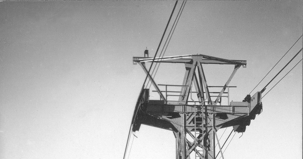 Kolej linowa na Kasprowy Wierch (zdjęcie z 1937 r.) /FoKa /Agencja FORUM