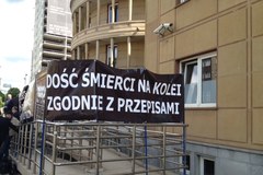 Kolejarze: Po służbie chcemy wracać do domu, a nie do kostnicy