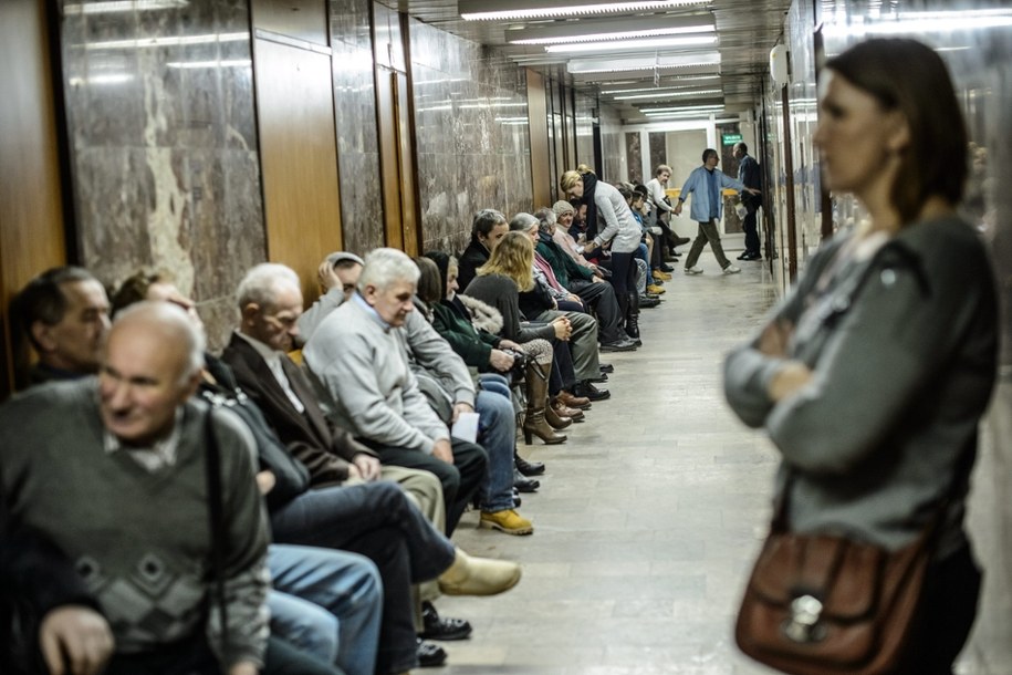 Kolejka do lekarza /Wojciech Pacewicz /PAP