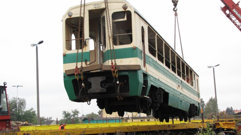 Kolejka z Gryfic w drodze do remontu /Michał Fit /RMF FM