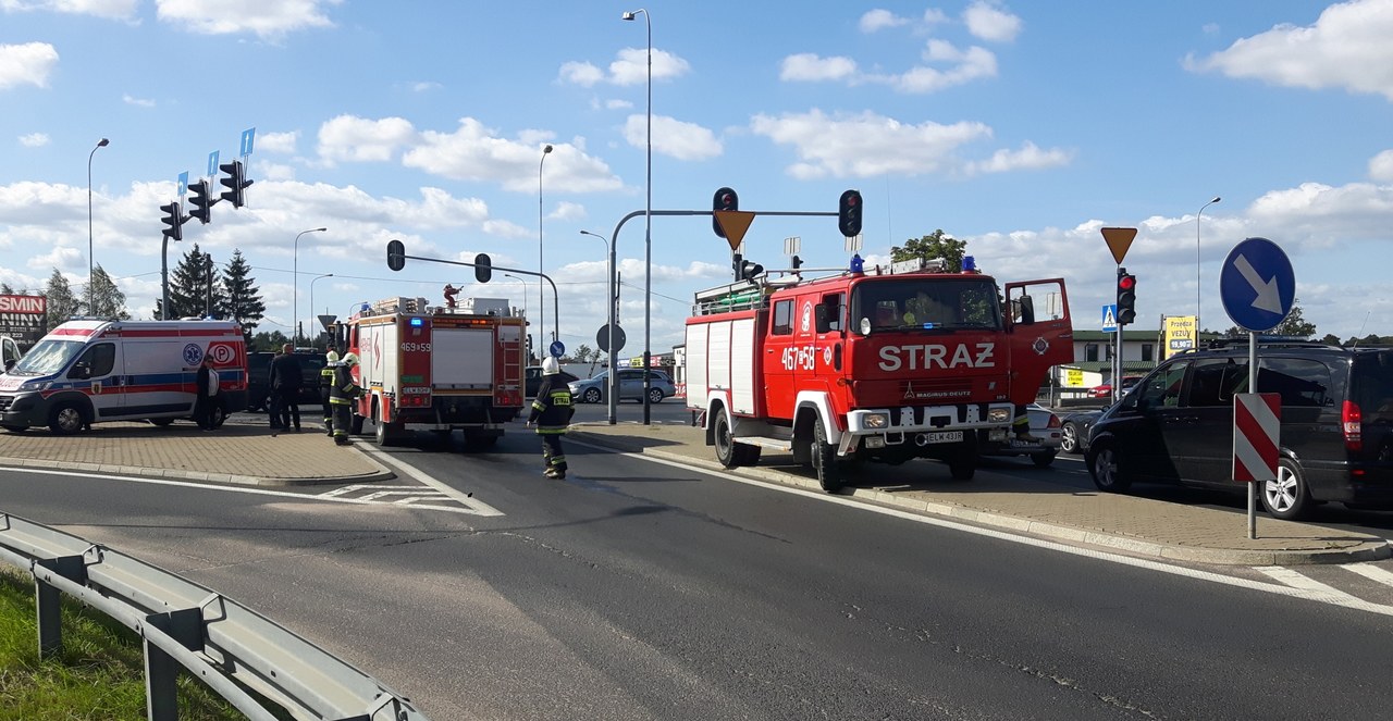 Kolejna kolizja z udziałem auta SOP