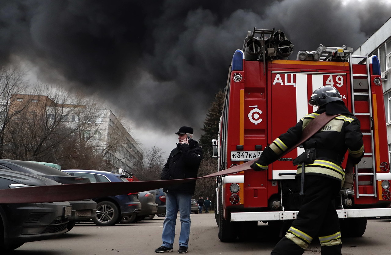 Kolejna zagadkowa śmierć. W pożarze zmarł były menadżer Roskosmosu