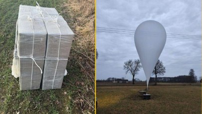 Kolejne balony i paczki znalezione na Podlasiu. Policja ostrzega 