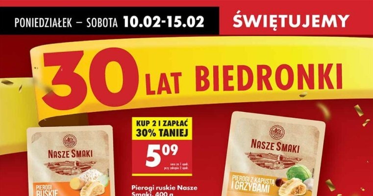 Kolejne promocje na 30-lecie Biedronki /Biedronka /INTERIA.PL