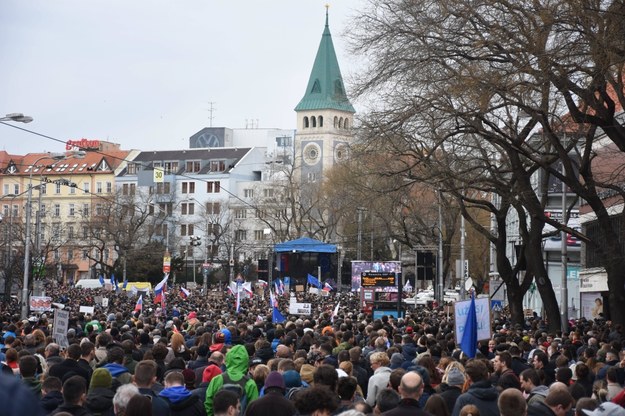 Kolejne protesty po zabójstwie dziennikarza /	AA/ABACA /PAP/EPA