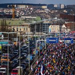 Kolejne protesty w Pradze. Krytykują wsparcie wojskowe dla Ukrainy