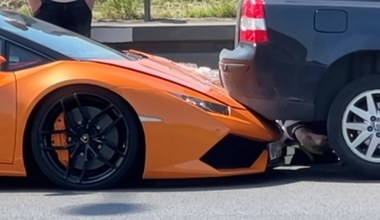 Kolejne rozbite Lamborghini w Warszawie. To już plaga