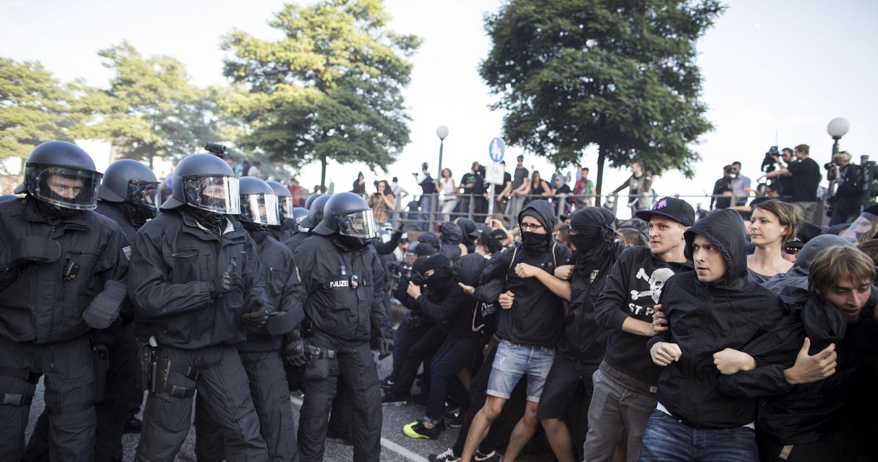 Kolejne starcia policji z antyglobalistami w Hamburgu