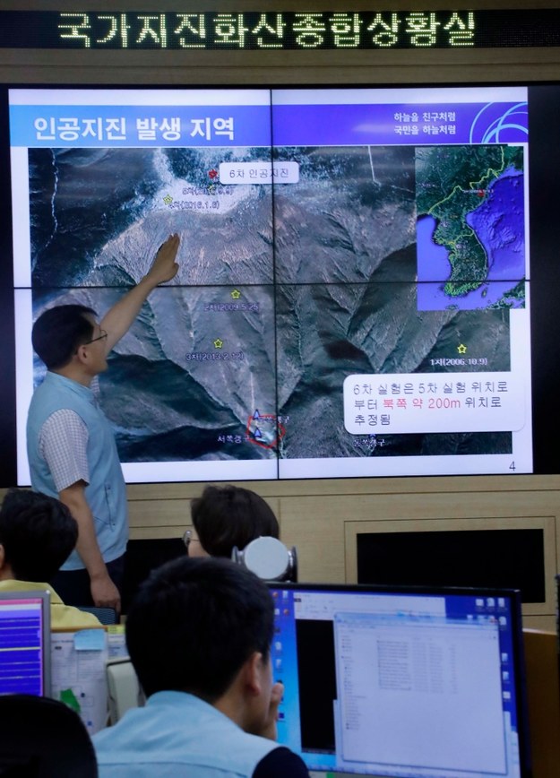 Kolejne zagadkowe trzęsienie ziemi w Korei Północnej /YONHAP/YNA /PAP/EPA