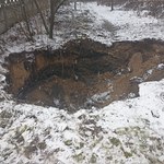 Kolejne zapadlisko w Trzebini. Trzecie w ciągu dwóch tygodni