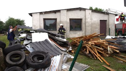 Kolejny dzień nawałnic nad Polską. Zalane ulice, piwnice, silny wiatr