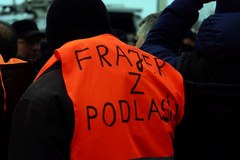 Kolejny dzień rolniczego protestu w Zakręcie