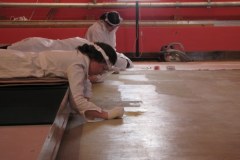 Kolejny etap prac konserwatorskich przy  "Bitwie pod Grunwaldem"