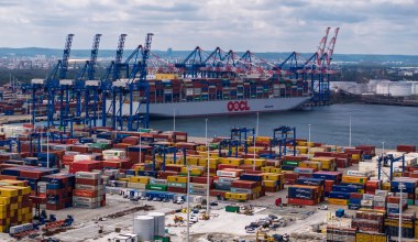 Kolejny gigant w gdańskim Baltic Hub. Największy taki kontenerowiec świata