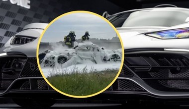 Kolejny Mercedes-AMG One spłonął. To koniec auta wartego 10 mln zł