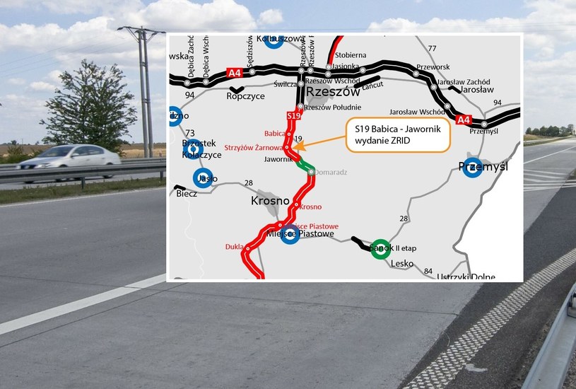 Kolejny odcinek drogi ekspresowej S19 otrzymał decyzję ZRID. /Lukasz GRUDNIEWSKI/East News/ GDDKiA /