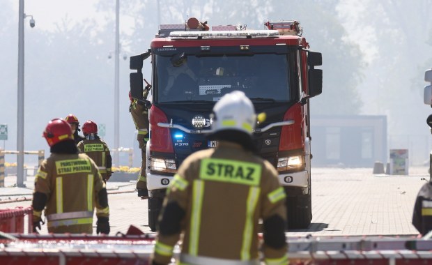 Kolejny pożar hali przy Marywilskiej w Warszawie